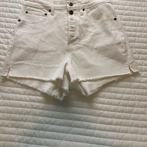 White Jean Shorts!